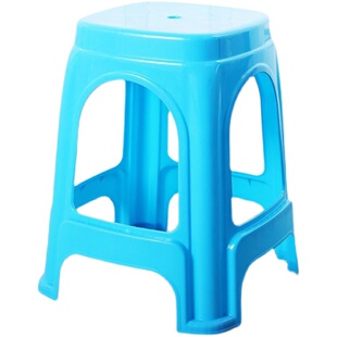 【十张特价】家用防滑加厚塑料凳子客厅承认塑料椅高板凳胶方凳