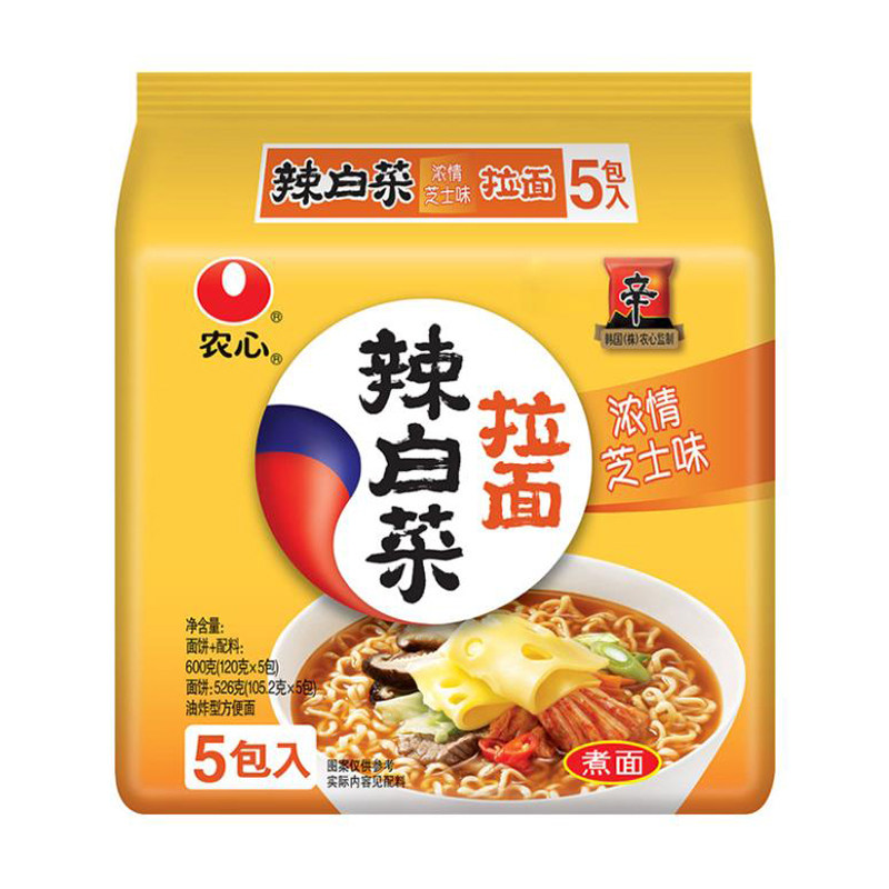 农心韩式辣白菜120g速食方便面