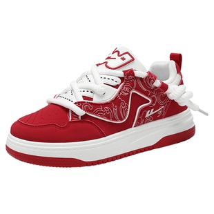 回力男鞋2026新款春季情侣爆款潮鞋休闲本命年大红色潮流运动板鞋