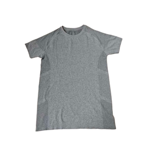 美式无缝收口袖健身服男短袖运动T恤速干弹力修身显肌肉训练上衣