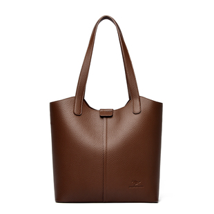 袋鼠真皮女包托特包女大容量包包女式2025新款单肩包大包女士包包