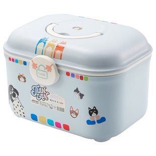 家用医药箱可爱医用药箱儿童家庭药品收纳箱医疗箱药盒药物收纳盒