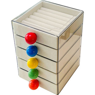 首饰收纳盒高档精致大容量耳环耳钉耳饰手镯饰品收纳防氧化首饰盒