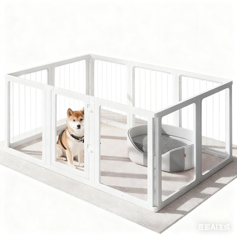 Yevor狗狗围栏室内透明隔离栅栏