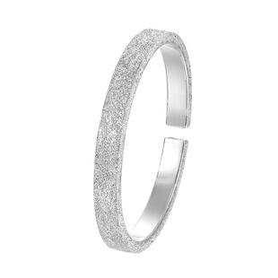 九乐足银999银手镯女原创满天星平板手镯漫天星辰镯子送女友礼物