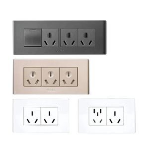 公牛118型大功率空调专用16a三孔六孔九孔十六安开关带插座面板