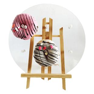 亚克力生日派对婚礼道具甜品台甜甜圈展架冰淇淋筒支架板