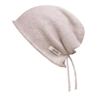 CKDH纯羊毛堆堆帽保暖针织帽可调节抽绳毛线帽子秋冬百搭包头冷帽