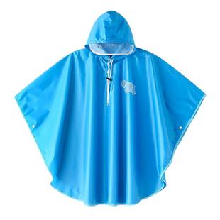 儿童雨衣斗篷式男童小学生专用10岁女童全身幼儿园带书包位雨披潮