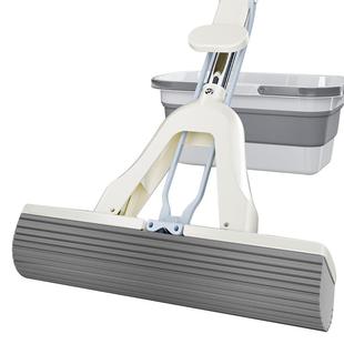 海绵拖把吸水海绵头胶棉拖把家用一拖净地拖宿舍对折挤水2024新款