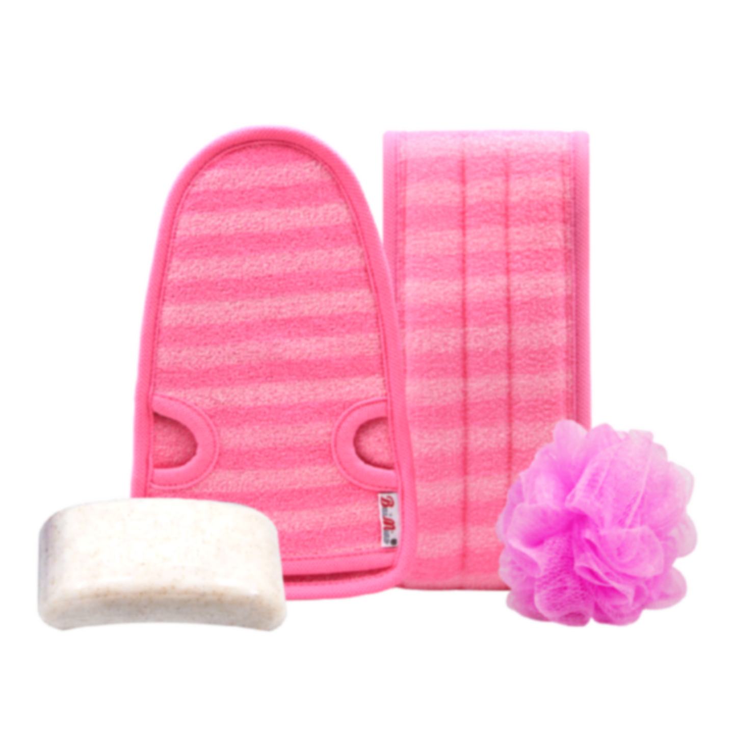 韩式女士免搓澡巾细纱柔软无痛洗澡巾搓后背不求人搓背条洗澡神器