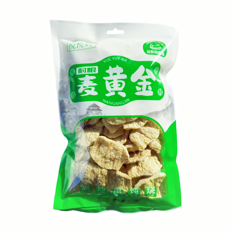 村粮麦黄金干面筋商用麻辣烫关东煮涮火锅摆地摊食材低脂肪高蛋白