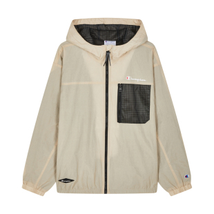 Champion冠军外套男夹克春秋新款情侣拉链开衫女纯色简约女潮牌