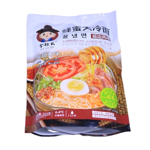 今社长朝鲜族冷面525g东北大冷面酸甜口味速食批发商用蜂蜜味