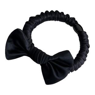 韩系缎面蝴蝶结小肠发圈女2025新款高级感洋气时尚高弹力皮筋发绳