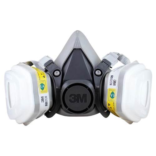 正品3M6200+6002套装防毒面具防酸性气体防毒面罩实验室用过滤式