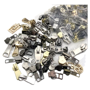 拉链头新款混装358号包包尼龙树脂金属拉头拉锁头辅料配件称斤