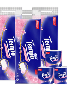 Tempo/得宝卷纸樱花家用
