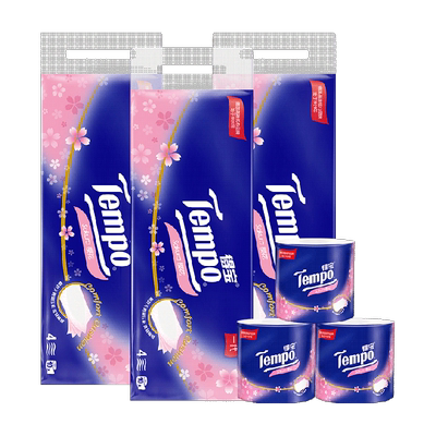 Tempo/得宝卷纸樱花家用