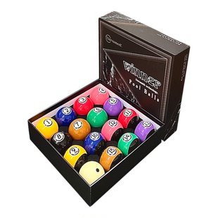 黑八台球球子标准一套水晶桌球九球大8号美式台球子用品大全配件