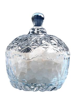 粗盐净宅专用容器水晶消磁碗大颗粒海盐摆件搬家乔迁新居厨房厕所