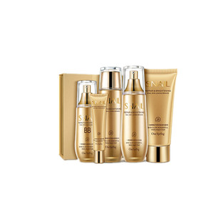 一枝春蜗牛原液护肤品套装六件水乳套盒补水保湿洗面奶原液面霜