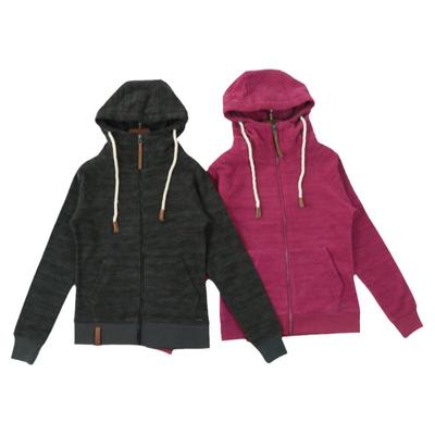 柔软细腻双面摇粒绒开衫卫衣外套