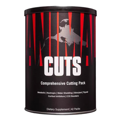 豹哥补剂 Animal Cuts环球野兽刮刀运动健身备赛脱水代谢脂肪42包