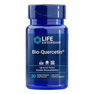 美国Life Extension槲皮素胶囊添加磷脂Bio Quercetin50倍吸收率