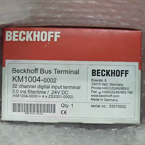议价Beckhoff德国倍福模块KM1004-0002总线端子全新原装正品现货