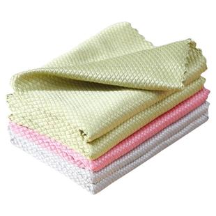 宝家洁鱼鳞抹布魔力抹布吸水洗碗布擦碗不易沾油厨房擦玻璃专用