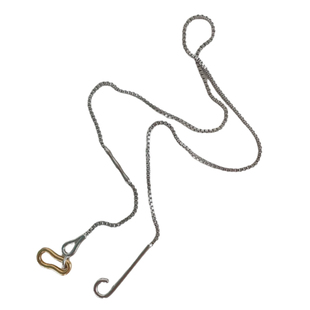 以色列小众knobbly锁骨链极简冷淡风不规则挂钩项链饰品