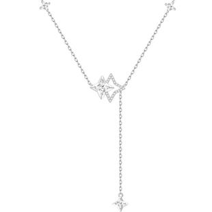 Fanci范琦【光芒系列】流苏项链女925银小众锁骨链生日礼物