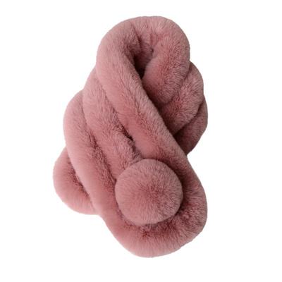 冬季毛绒加厚保暖百搭f防风围脖