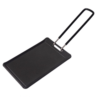 CLS方形迷你煎盘折叠不粘便携铁盘单人露营烤肉可装饭盒户外炊具