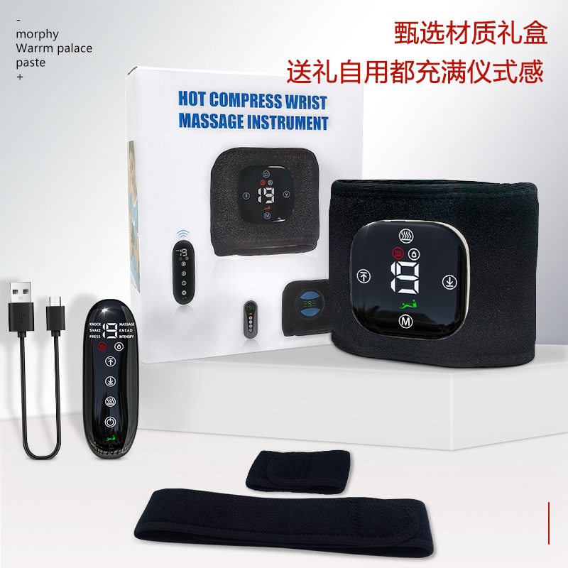 手部按摩器手指关节麻木手腕电动经络手掌穴位护理仪揉捏加热按摩