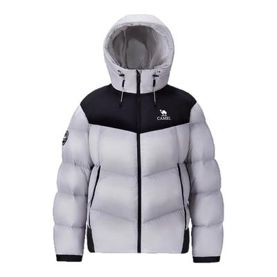 【迪丽热巴同款】骆驼火山PRO鹅绒服女装2025新款冬款户外羽绒服