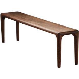 北美黑胡桃木长凳餐桌凳子长板凳实木换鞋凳长条凳餐凳餐椅床尾凳