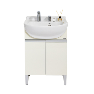 TOTO浴室柜LDSW601W抽拉龙头洗脸盆60CM陶瓷大肚盆家用浴室(06-C)