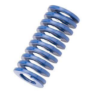 模具短距蓝色弹簧压簧耐高温高强压缩扁线矩形进口磨具小弹黄定做