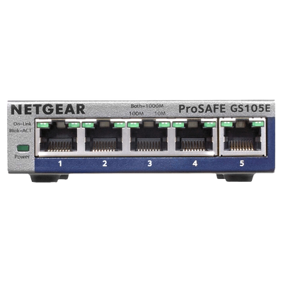 NETGEAR网件5口千兆交换机GS105E