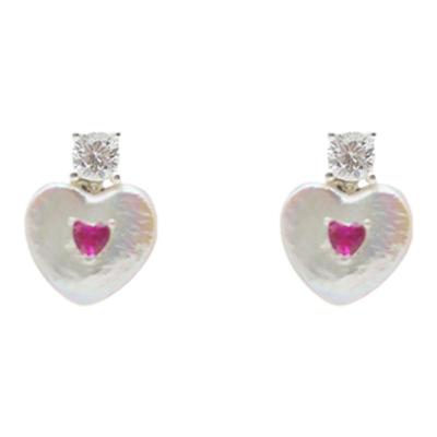 PARANOIDPUPPY星星月亮爱心耳环