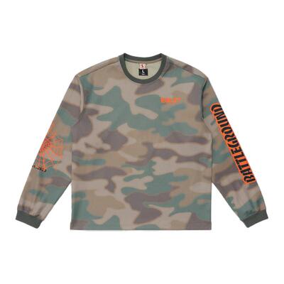 EQLZ速干迷彩华夫格长袖T