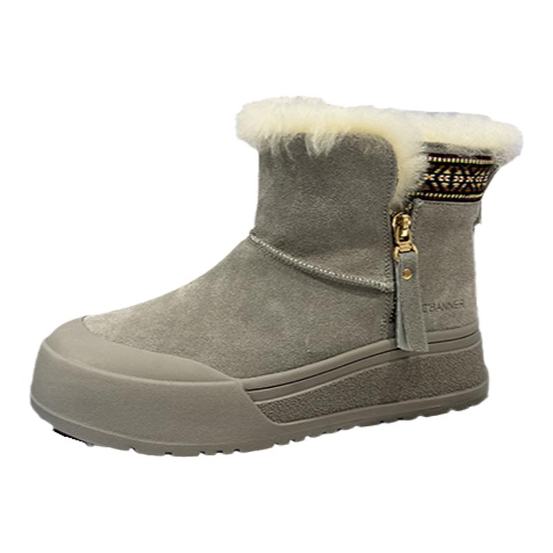 千百度商场同款正品时尚雪地靴