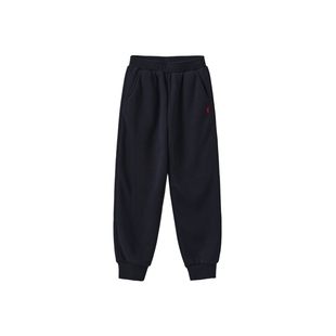 POLOWALK童装儿童加绒卫裤新款秋冬男女童长裤舒适保暖大童裤子潮