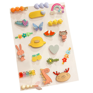 发夹女夏侧边刘海小夹子头饰网红2024年新款女童卡子儿童bb夹发卡