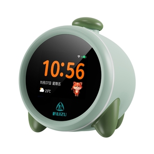 锐族AI语音智能时间管家机器人闹钟2025新款H09小初高学生专用自律起床神器儿童早教启蒙英语陪练学习电子钟