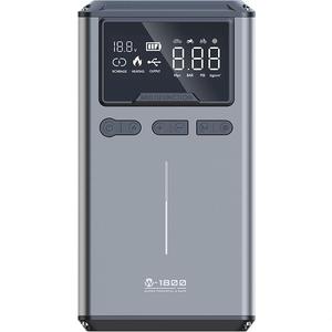 汽车应急启动电源充气泵一体机亏电电瓶打搭火神器紧急强启搭电宝