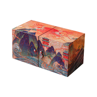 非遗漆器螺钿首饰盒贝壳木质妆奁陪嫁三金盒高档嫁妆中式结婚礼物