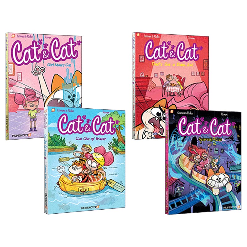 英文原版猫和猫系列1-4册